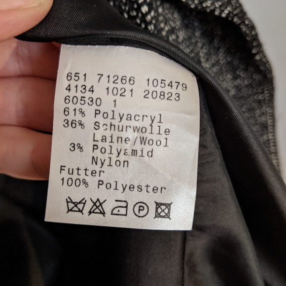 Marc Aurel grey tweed jacket - Picture 4 of 4